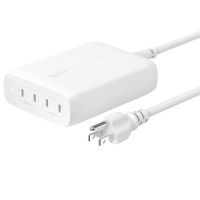 Belkin WCH015dqWH 200W 4-Port USB-C GaN Desktop Charger