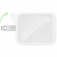 Belkin WCH019dqWH 50W Portable 2-Port USB-C Wall Charger - 2xUSB-C - Foldable Prongs - Power Adapter - White