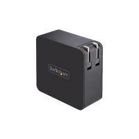 StarTech WCH1CBK USB C Wall Charger, 60W PD with 6ft/2m Cable, Portable USB Type C Laptop Charger, Universal Adapter, USB