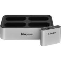 KINGSTON WFS-S USB-C 3.2 Gen2 Workflow Station Dock with Dual-Slot SD UHS-II Card Reader