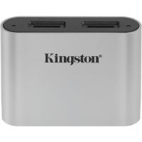 KINGSTON WFS-SDC USB 3.2 Gen1 Workflow Dual-Slot MicroSDHC Card Reader