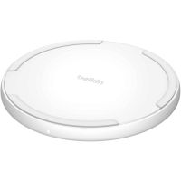 Belkin WIA012ttWH 15W Wireless Magnetic Charging Pad w/ Qi for iPhones + Airpods - Fast Charge - Portable Charger - White