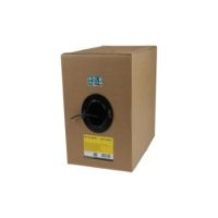 StarTech 1000ft Bulk Cat 5e Ethernet Cable - Solid - CMR - Black - WIR5ECMRBK