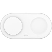 Belkin 2-in-1 Magnetic Wireless Charging Pad with Qi2 15W - WIZ021TTWH