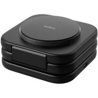 Belkin WIZ024ttBK BoostCharge Pro 3-in-1 Magnetic Charging Travel Pad
