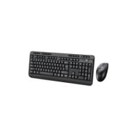 Adesso Antimicrobial Wireless Keyboard Mouse Combo (Black) - WKB-1320CB