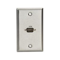 BLACK BOX WP831 AV Wallplate Stainless Steel 1 HDMI Female-Female