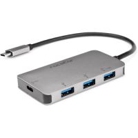 ROCSTOR Y10A254-A1 Premium USB-C to USB-A Hub 100W Power Delivery Portable