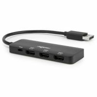 ROCSTOR Y10A314-B1 DisplayPort 1.4 Triple HDMI 4K MST Adapter Dual Monitor