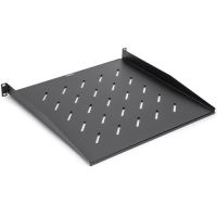 ROCSTOR Y10E019-B1 1U Universal Vented Rack Mount Shelf 17.72in 450mm Depth Cooling