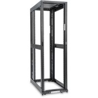ROCSTOR Y10E037-B1 SolidRack R3300 Premium 42U Standard-Depth 4-Post Open Frame Rack