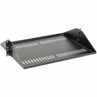 ROCSTOR Y10E085-B1 Premium 2U Cantilever 14in 350mm Deep Center Rack Shelf 2-Post
