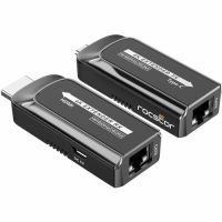ROCSTOR Y10G007-B1 TrueReach 4K@120Hz USB-C HDMI CAT6/6A/7 Extender Ethernet