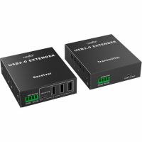 ROCSTOR Y10G016-B1 TrueReach TR16 4-Port USB 3.0 Ethernet Extender 328ft CAT6A