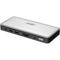 ROCSTOR Y10P027-S1 Premium RD15 USB-C Triple Display Dock 2xHDMI 4K 1xDP USB Ethernet