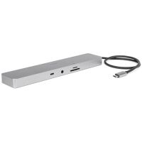 ROCSTOR Y10P028-S1 Premium USB-C Dual Display Portable Dock 8K@30Hz 4K@60Hz Multiport