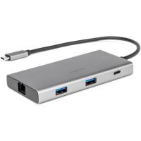 ROCSTOR Y10P029-S1 USB-C Dual Display Portable Dock DP 1.4 HDMI DisplayPort Alt Mode