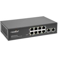 ROCSTOR Y10S006-B1 SolidConnect SC10 8-Port PoE+ Gigabit Unmanaged Ethernet Switch