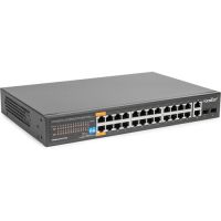 ROCSTOR Y10S008-B1 SolidConnect SC28 24-Port PoE+ Gigabit Unmanaged Ethernet Switch