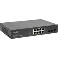 ROCSTOR Y10S009-B1 SolidConnect SCM8 8-Port PoE+ L2 Managed 2xSFP Gigabit Switch