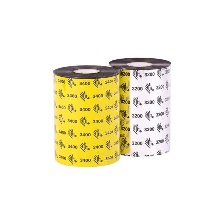 Zebra 03200GS08407 Wax/Resin - 12 - print ink ribbon refill (thermal transfer)