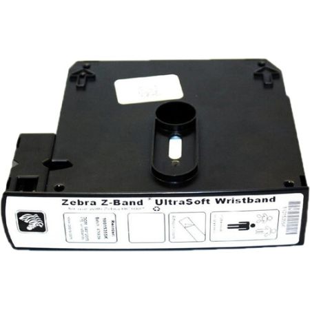 Zebra 10015355K Z-Band UltraSoft Wristband Cartridge Kit (1 x 11