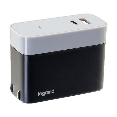 C2G 2-Port USB Type-C & USB Type-A 27W Wall Charger - 20280