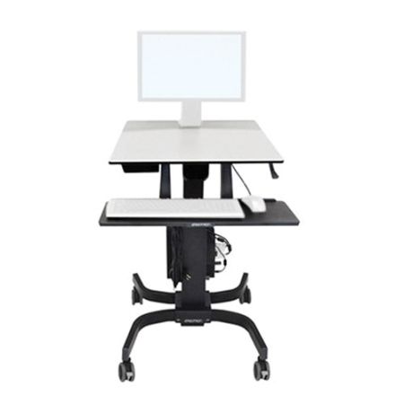 Ergotron WorkFit-C Single LD Sit-Stand Workstation (Black) - 24-215-085