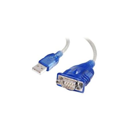 C2G 1.5ft USB to Serial Cable - USB to DB9 Serial RS232 Cable - M/M - 26886