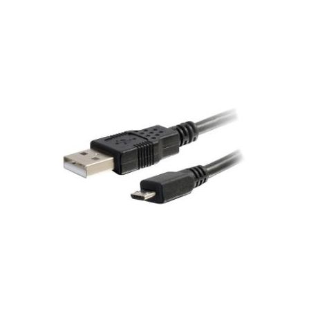 C2G 6.6ft USB to Micro B Cable - USB A to Micro USB Cable - USB 2.0 - M/M - 27365