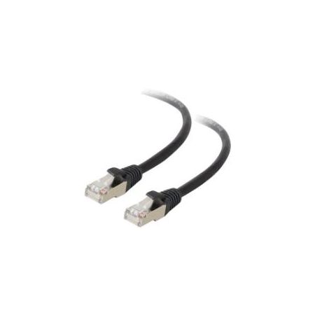 C2G 10ft Cat5e Snagless Shielded (STP) Ethernet Cable - Cat5e Network Patch Cable - PoE - Black - 28693