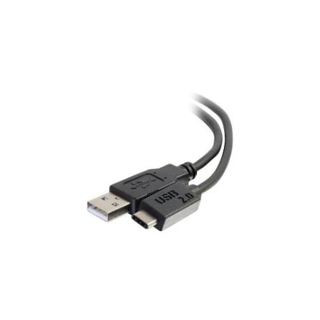 C2G 3ft USB C to USB A Cable - USB C 2.0 to USB Cable - 480 Mbps - Black - M/M - 28870