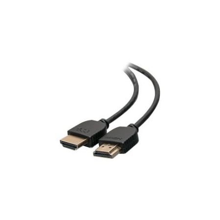 C2G Plus Series 1ft High Speed HDMI Cable with Low Profile Connectors - 4K Slim Flexible HDMI 2.0 Cable - 4K 60Hz - 41361