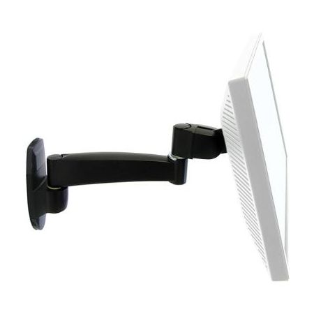 Ergotron Single Extension 200 Series Wall Mount Arm (Black) - 45-233-200