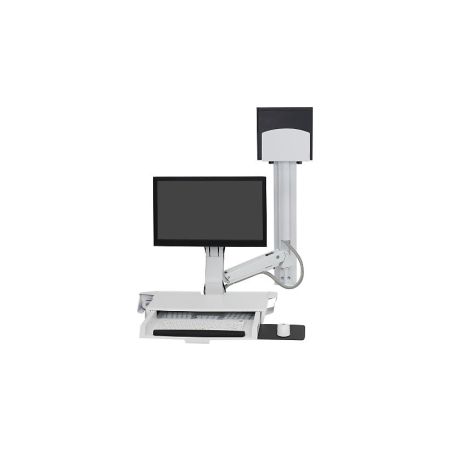 Ergotron StyleView mounting kit - LCD display / keyboard / mouse / barcode scanner /CPU holder - white