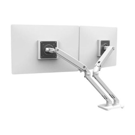 Ergotron MXV Desk Mount Dual-Monitor Arm (White) - 45-496-216