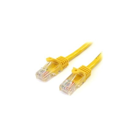 StarTech Cat5e Ethernet Cable 25 ft Yellow Cat 5e Snagless Patch Cable - 45PATCH25YL