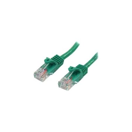 StarTech Cat5e Ethernet Cable 6 ft Green - Cat 5e Snagless Patch Cable - 45PATCH6GN