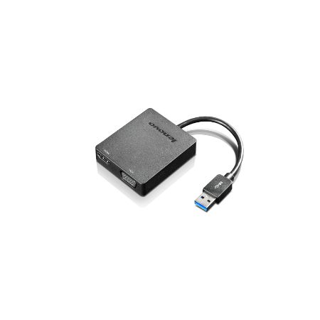 Lenovo Universal USB 3.0 to VGA-HDMI Adapter 4X90H20061