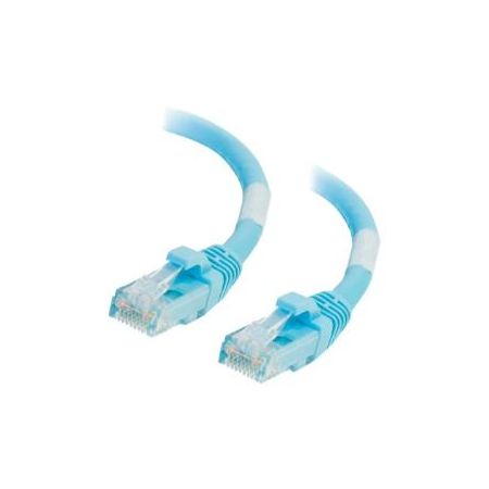 C2G 50FT CAT6A SNAGLESS UNSHIELDED (UTP) NETWORK PATCH ETHERNET CABLE-AQUA - 50 - 50873