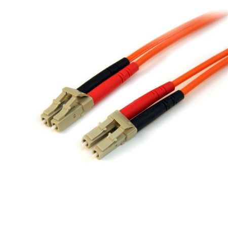 StarTech 10m Fiber Optic Cable - Multimode Duplex 50/125 - LSZH Fiber Jumper Cord - LC/LC - 50FIBLCLC10