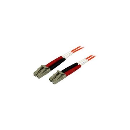 StarTech 3m Fiber Optic Cable - Multimode Duplex 50/125 - OFNP Plenum - LC/LC - OM2 - LC to LC Fiber Patch Cable - 50FIBPLCLC3