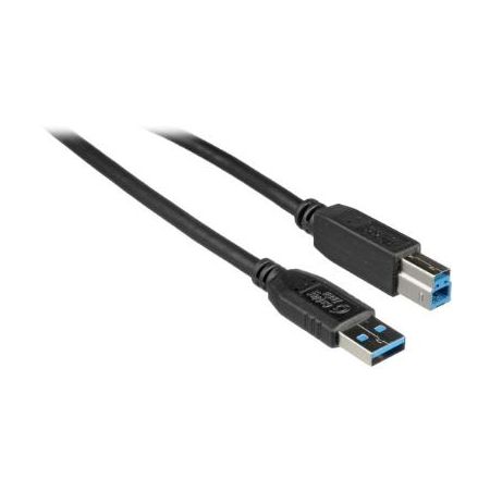 C2G 6.5' (2 m) USB 3.1 Gen 1 A Male to B Male Cable (Black) - 54174