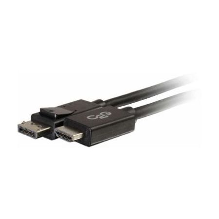 C2G DisplayPort Male to HDMI Male Cable (6', Black) - 54326