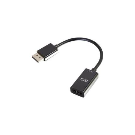 C2G 8in DisplayPort to HDMI Adapter - 4K - Passive - Black - 54431