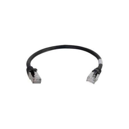 C2G 3ft Cat6a Snagless Shielded (STP) Ethernet Cable - Cat6a Network Patch Cable - PoE - Black - 708