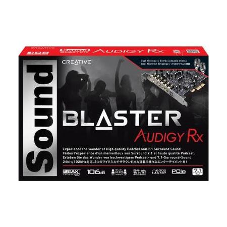 Creative Labs Sound Blaster Audigy Rx PCIe Sound Card - 70SB155000001