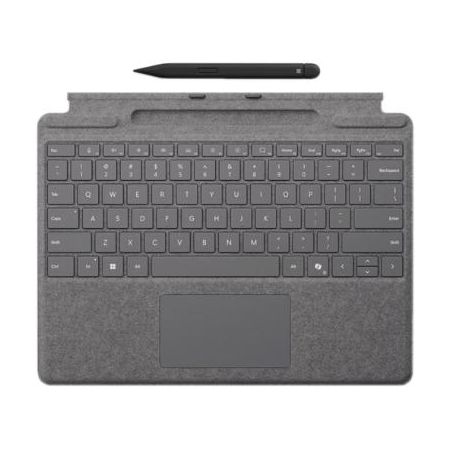 Microsoft 8X6-00214 Surface Pro Keyboard Cover with Slim Pen 2 (Platinum)