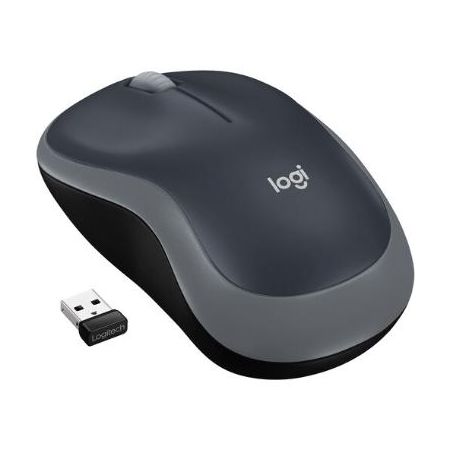 Logitech M185 Wireless Mouse (Swift Gray) - 910-002225