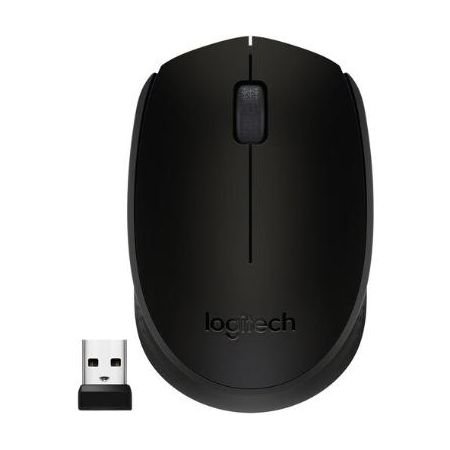 Logitech M170 Wireless Mouse (Black) - 910-004940